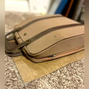 Old vintage semi-hard typewriter case